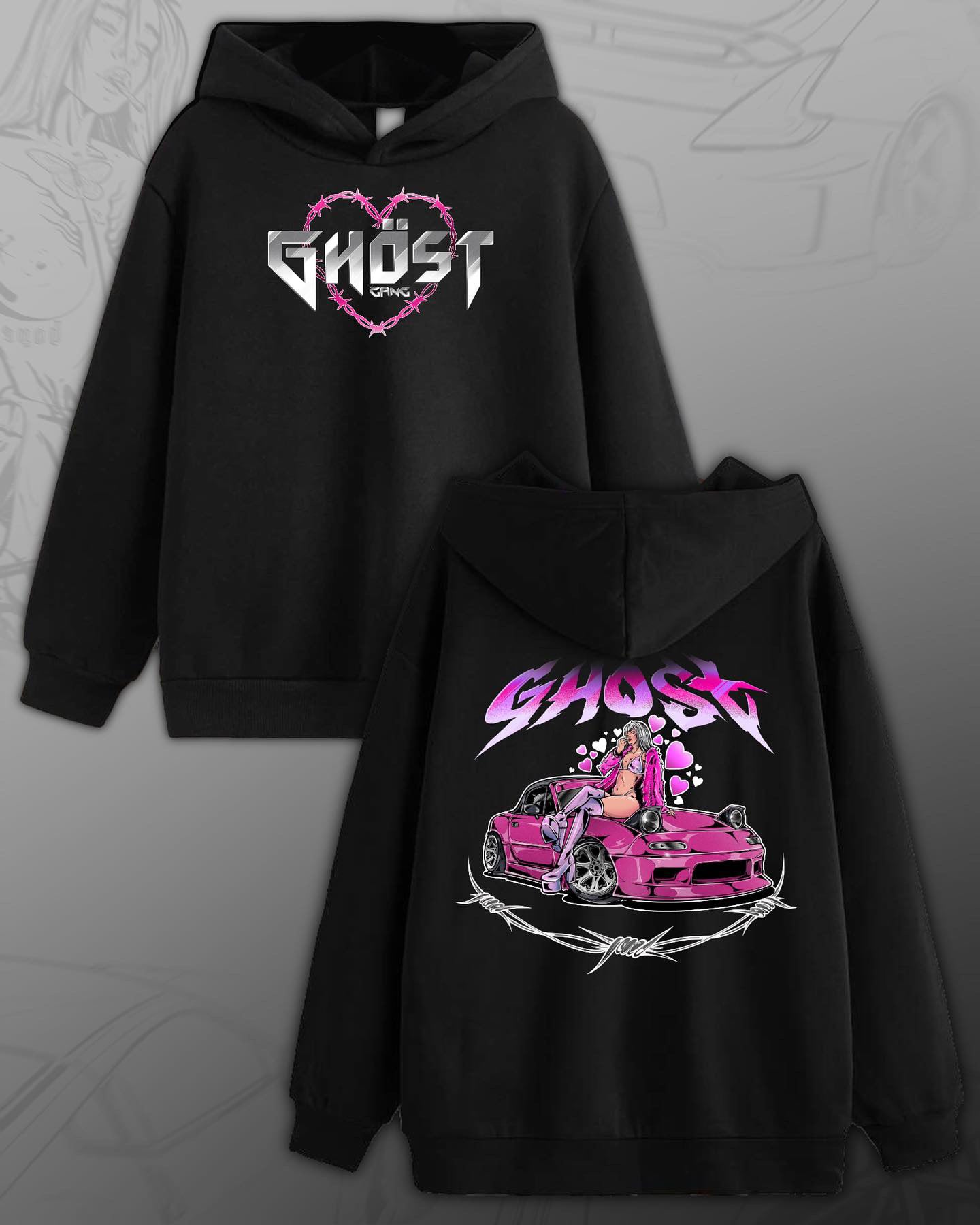 HEART BREAKER MIATA HOODIE