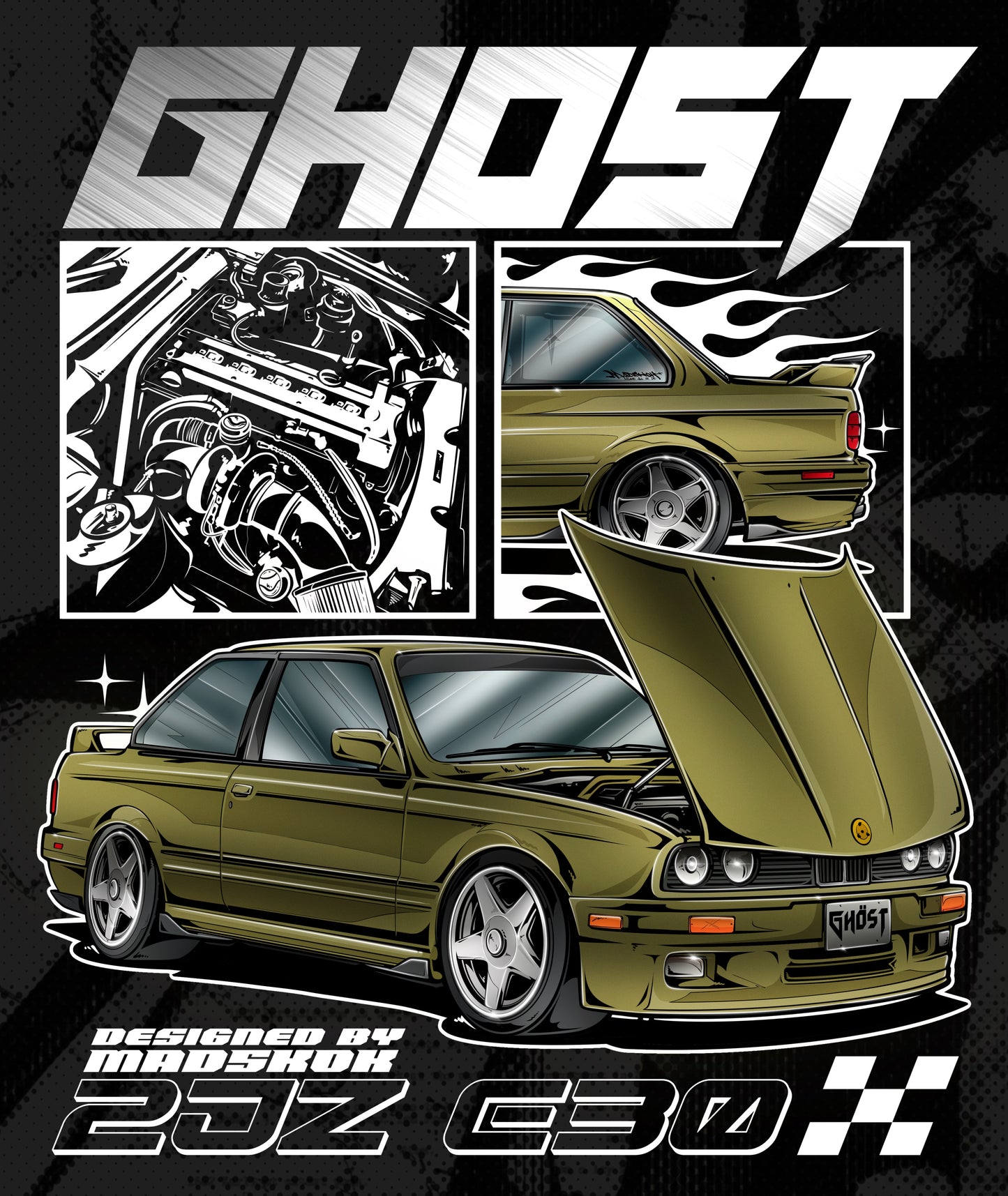 2JZ E30 T-SHIRT