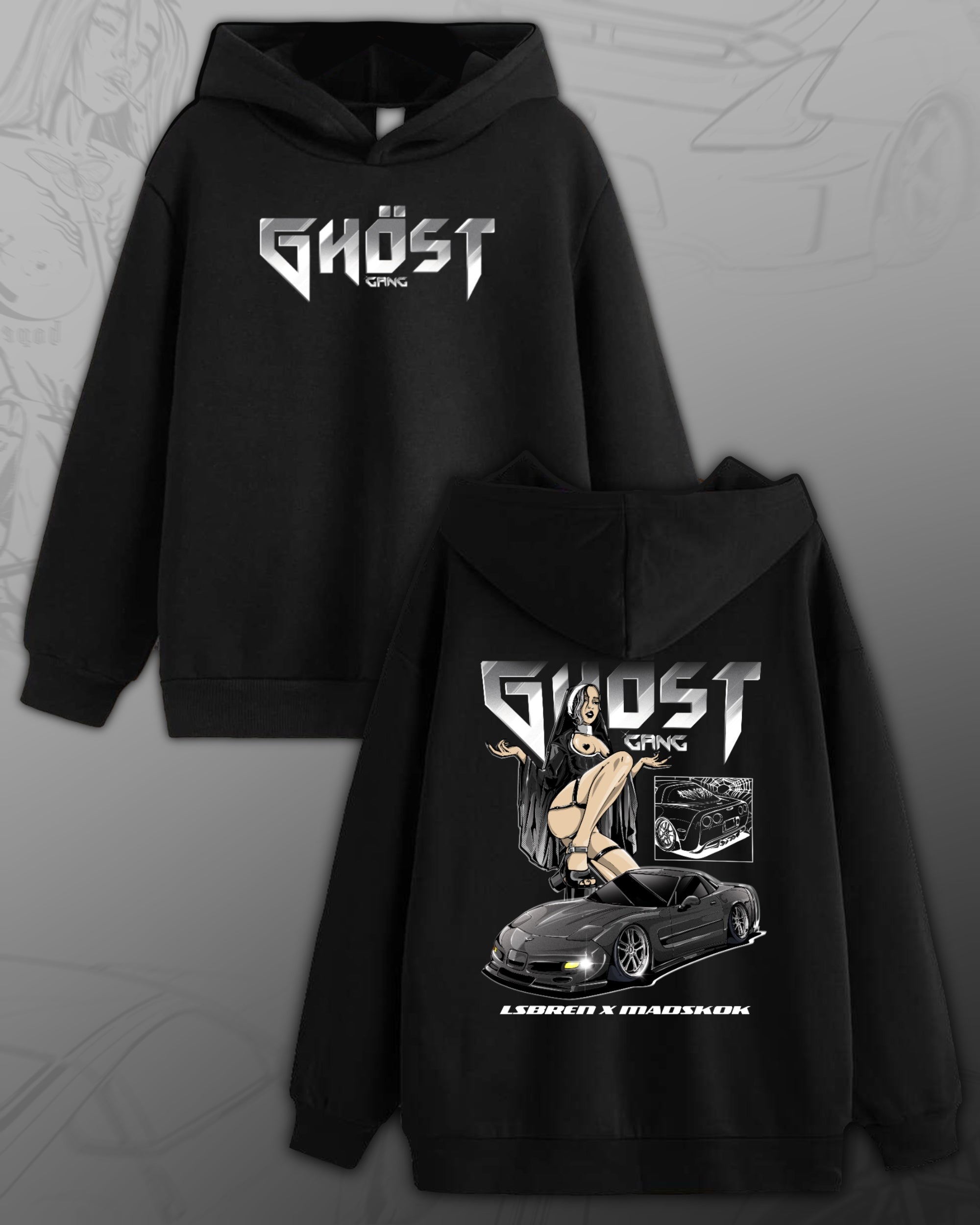 おしゃれ】 GHOST GOLF GANG : LOVE YOUR SCORE HOODIE - トップス