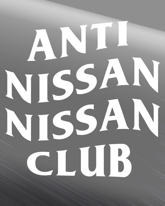 Anti Nissan Club Decal
